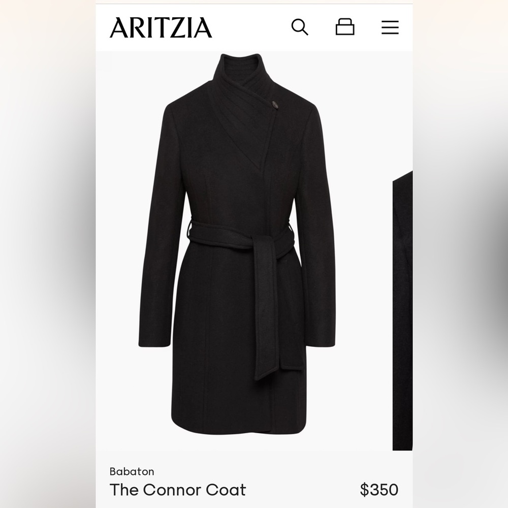 Aritzia Babaton Connor Coat new